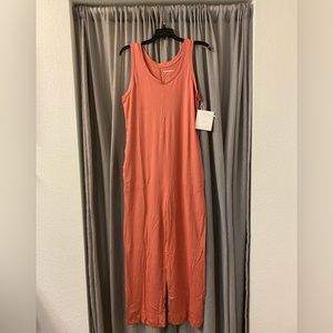 Small Brooklinen Adelphi Jumpsuit Loungewear Coral NWT